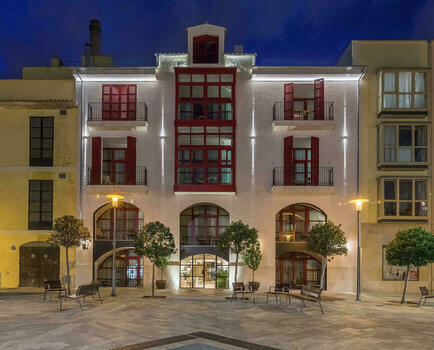 FIL Suites Facade Square Night.jpg